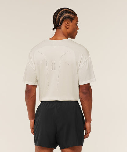 Gymshark Distance Seamless T-Shirt Soft White