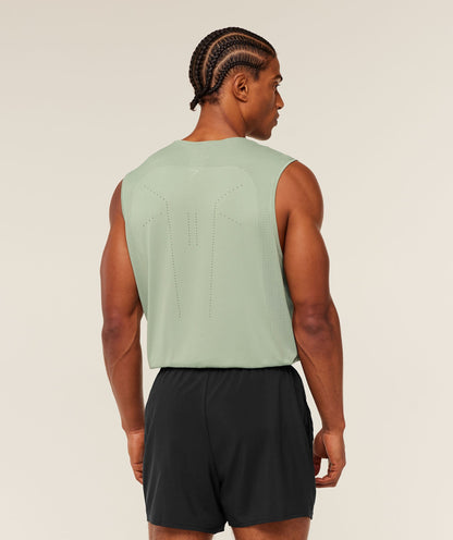 Gymshark Distance Seamless Tank Haze Green