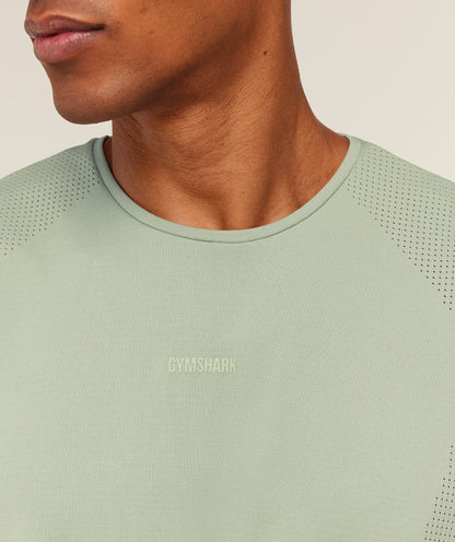 Gymshark Distance Seamless Tank Haze Green