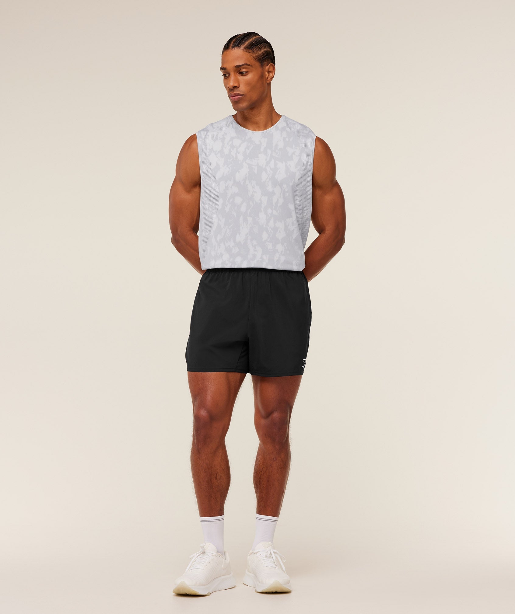 Gymshark Distance Seamless Tank Light Grey