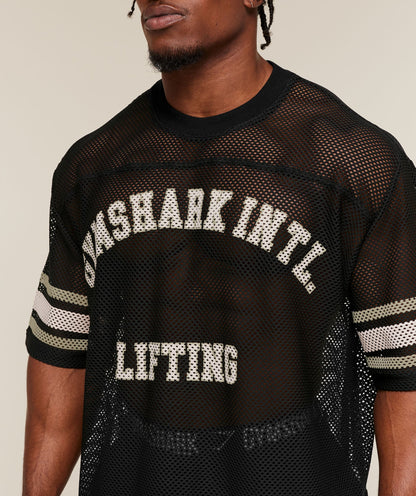 Gymshark Collective Mesh Contrast Jersey Black