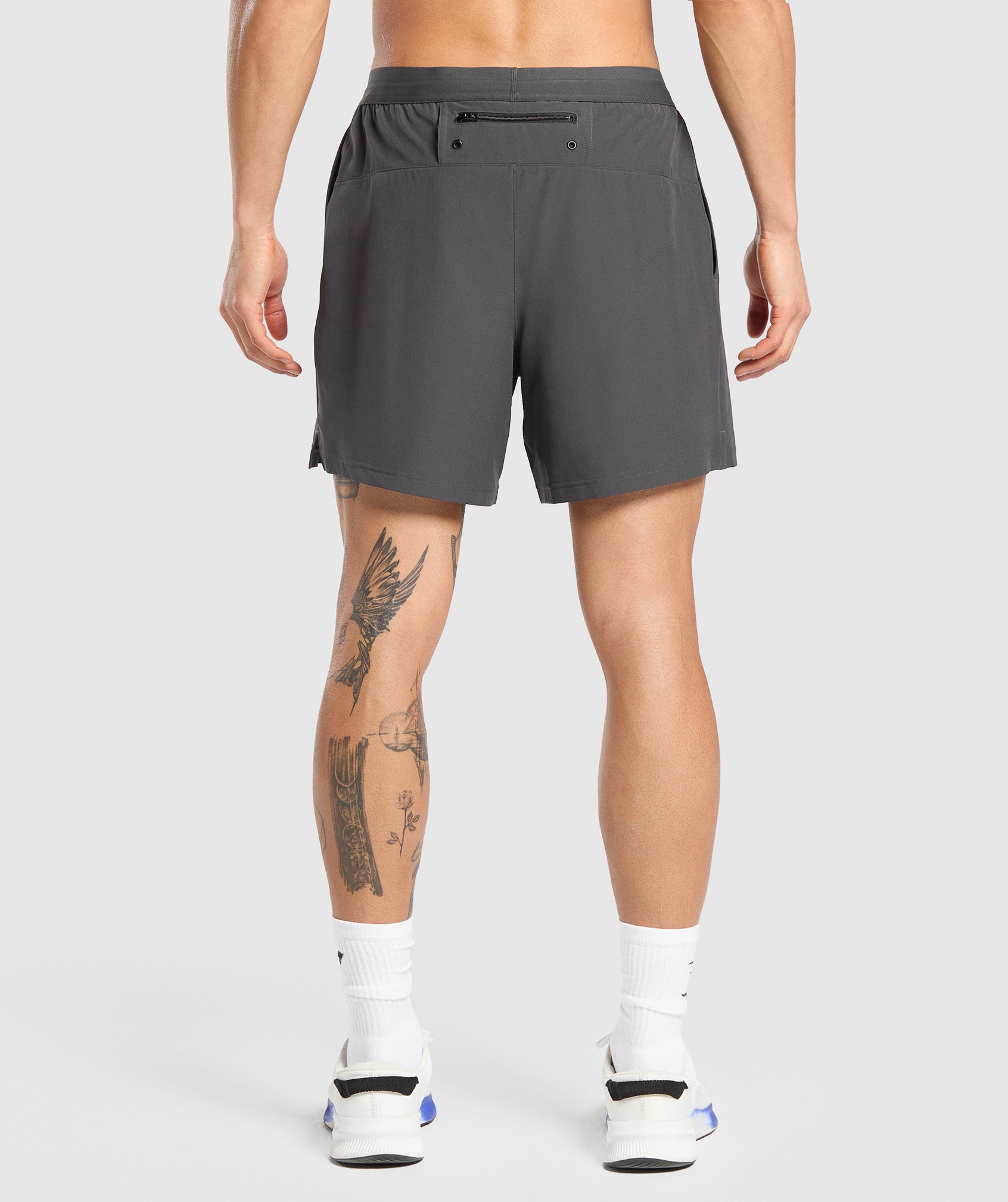 Gymshark Land To Water 6" Shorts Asphalt Grey