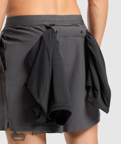 Gymshark Land To Water 6" Shorts Asphalt Grey