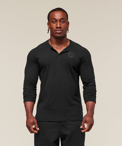 Gymshark Legacy Henley Black