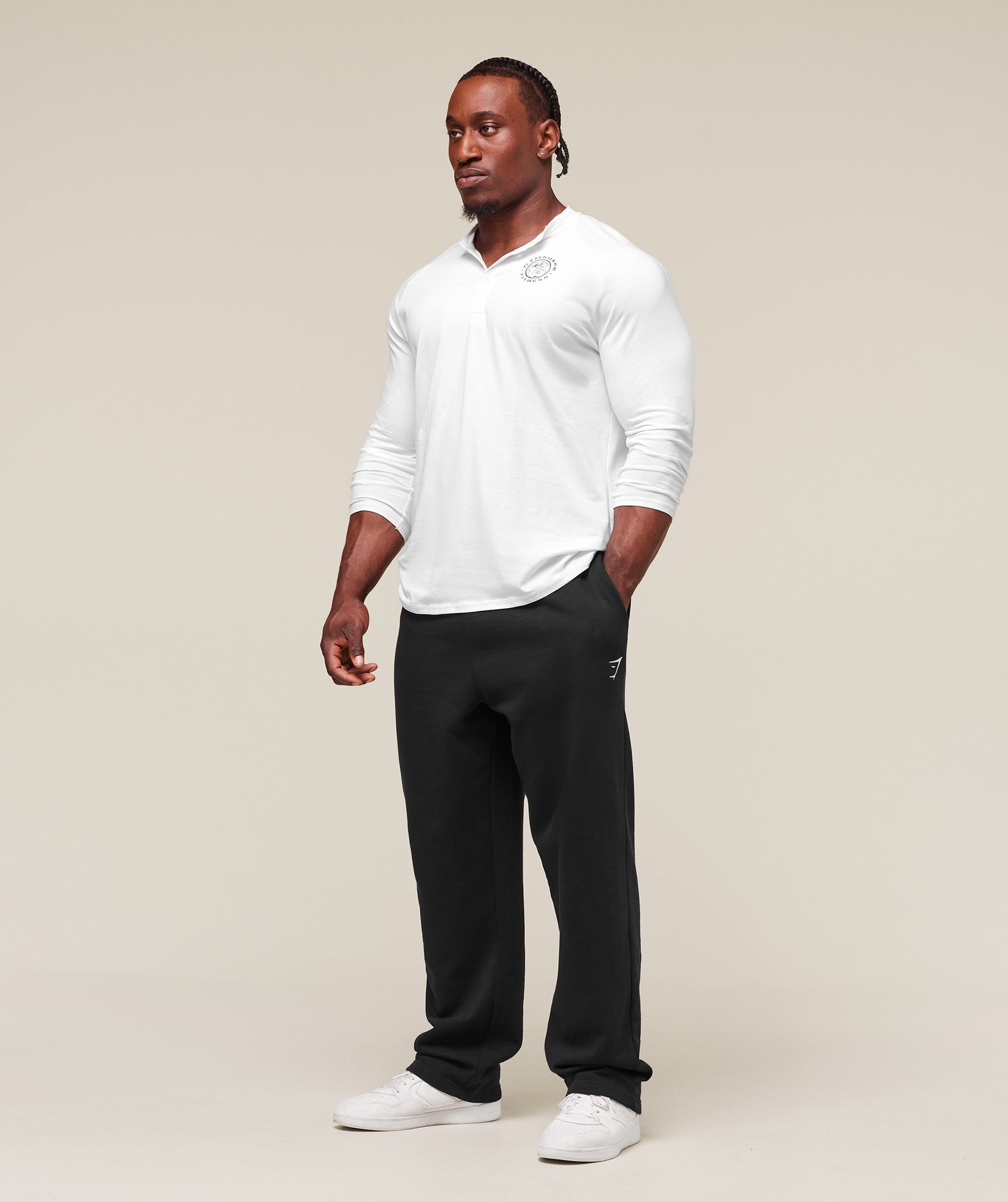 Gymshark Legacy Henley White