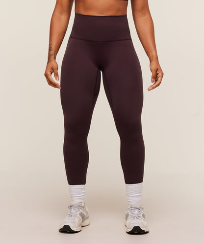 Women's Gymshark Legacy Logo Leggings Cherry Purple
