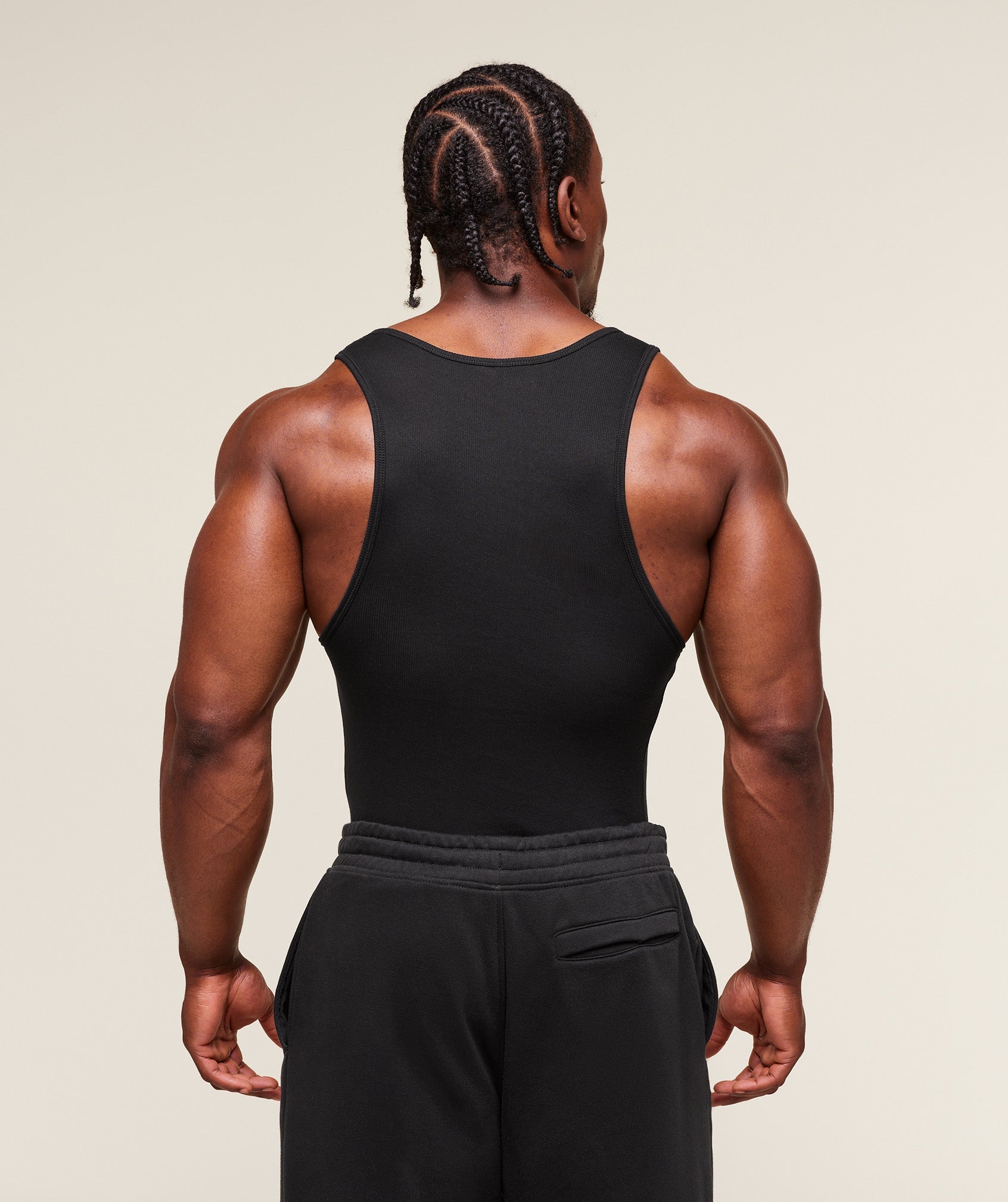 Gymshark Lifting Club Ribbed Tank Black