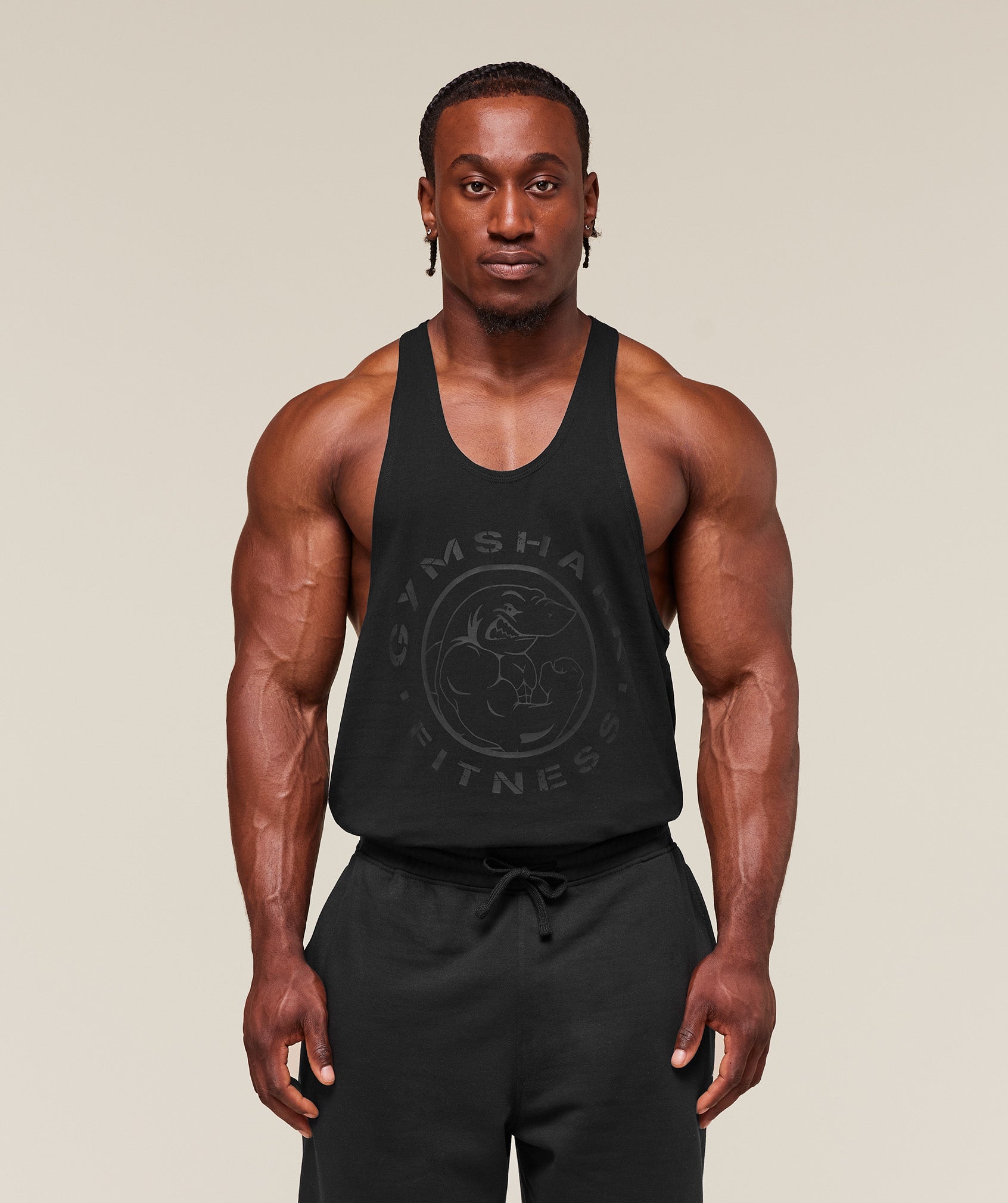 Gymshark Legacy Stringer Black