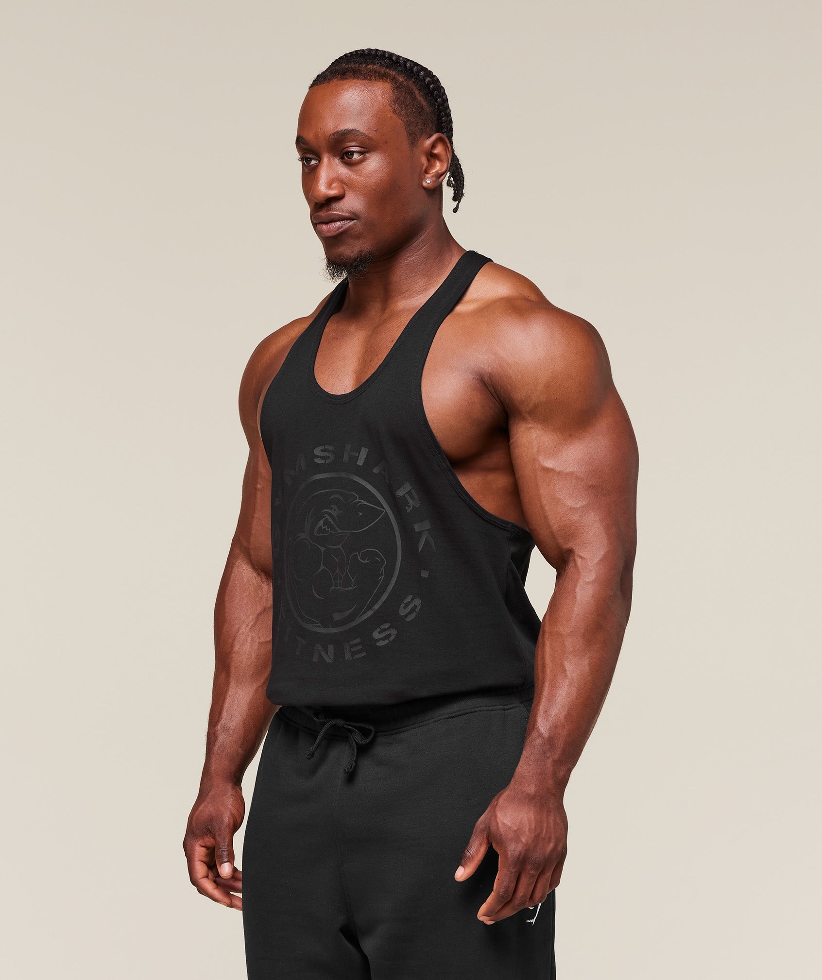 Gymshark Legacy Stringer Black