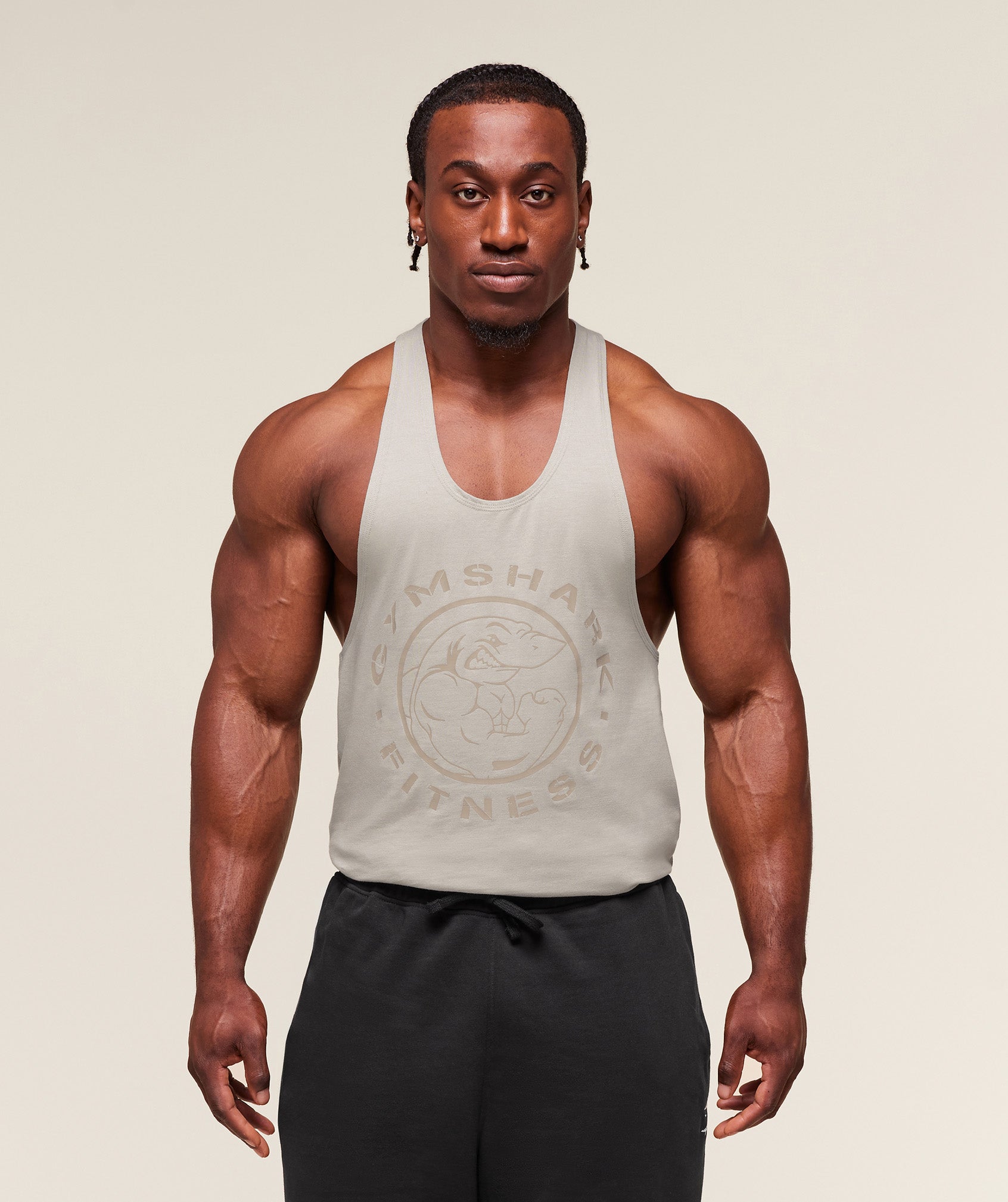 Gymshark Legacy Stringer Stone Grey