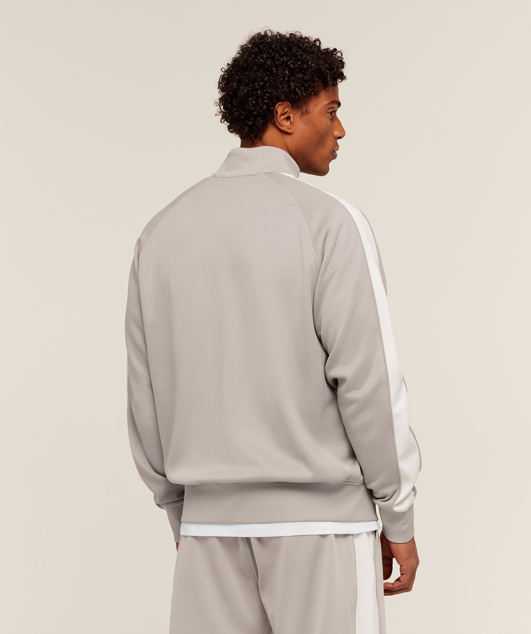 Gymshark Tricot Track Jacket Mushroom Grey
