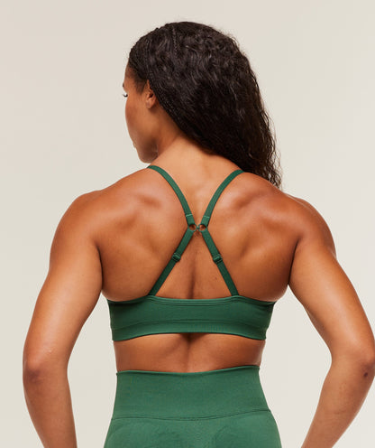 Women's Gymshark Lift Seamless Sports Bra Lift Green