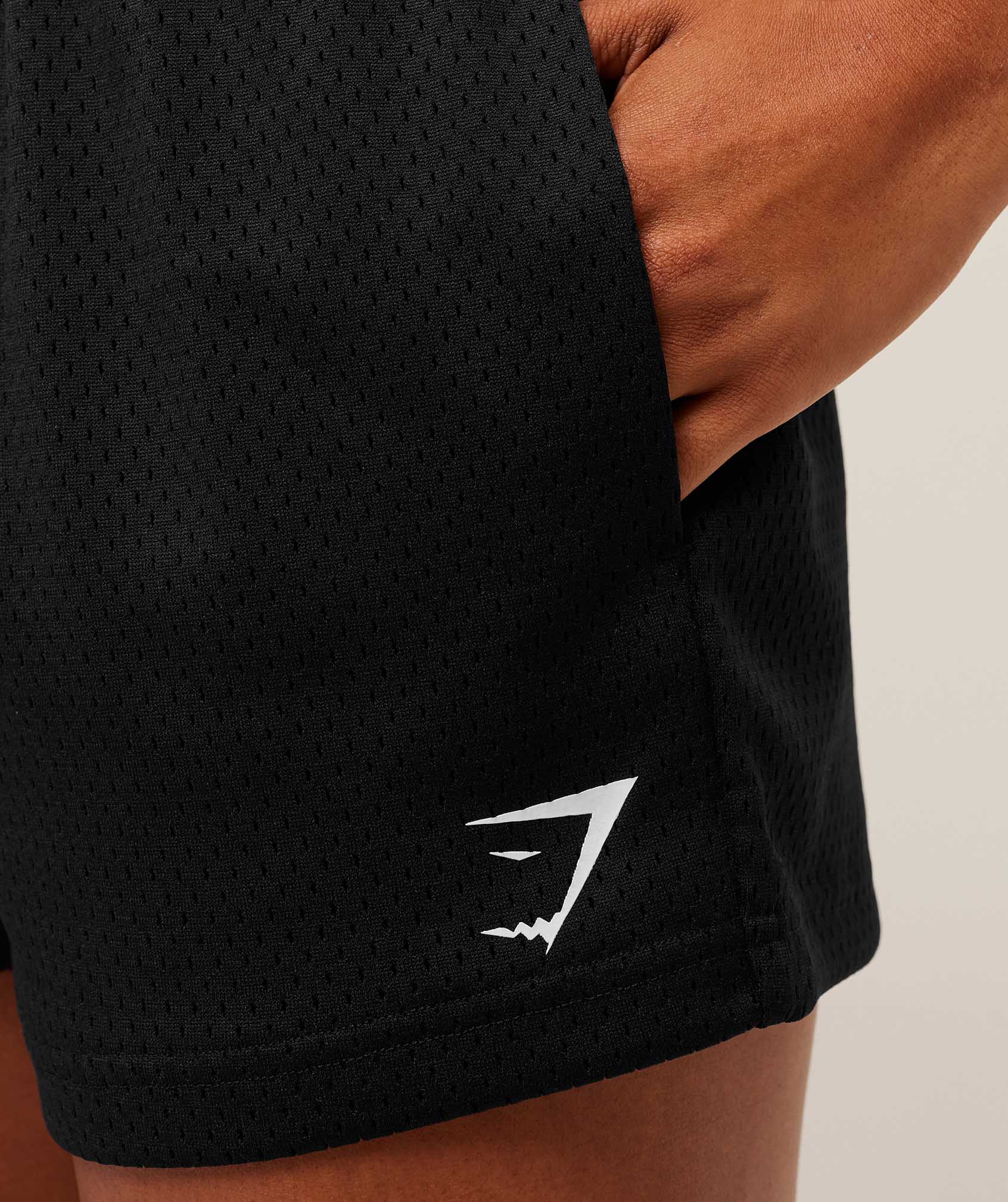 Women's Gymshark Lifting Club Mesh Shorts Black