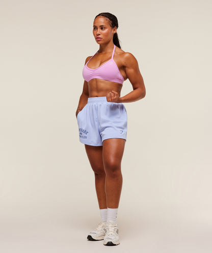 Women's Gymshark Lifting Club Mesh Shorts Peri Blue