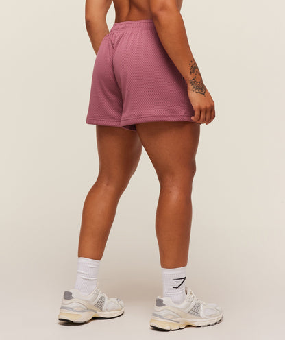 Women's Gymshark Lifting Club Mesh Shorts Reset Pink