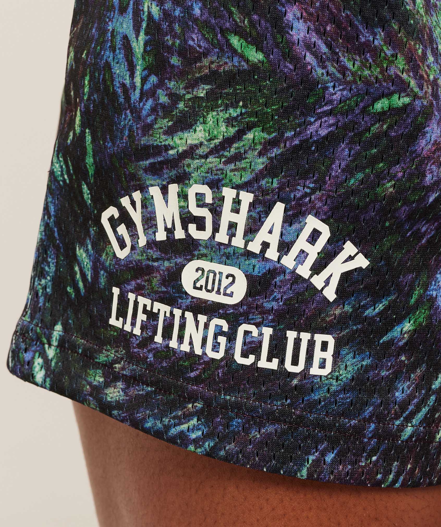 Women's Gymshark Lifting Club Mesh Shorts Morning Blue
