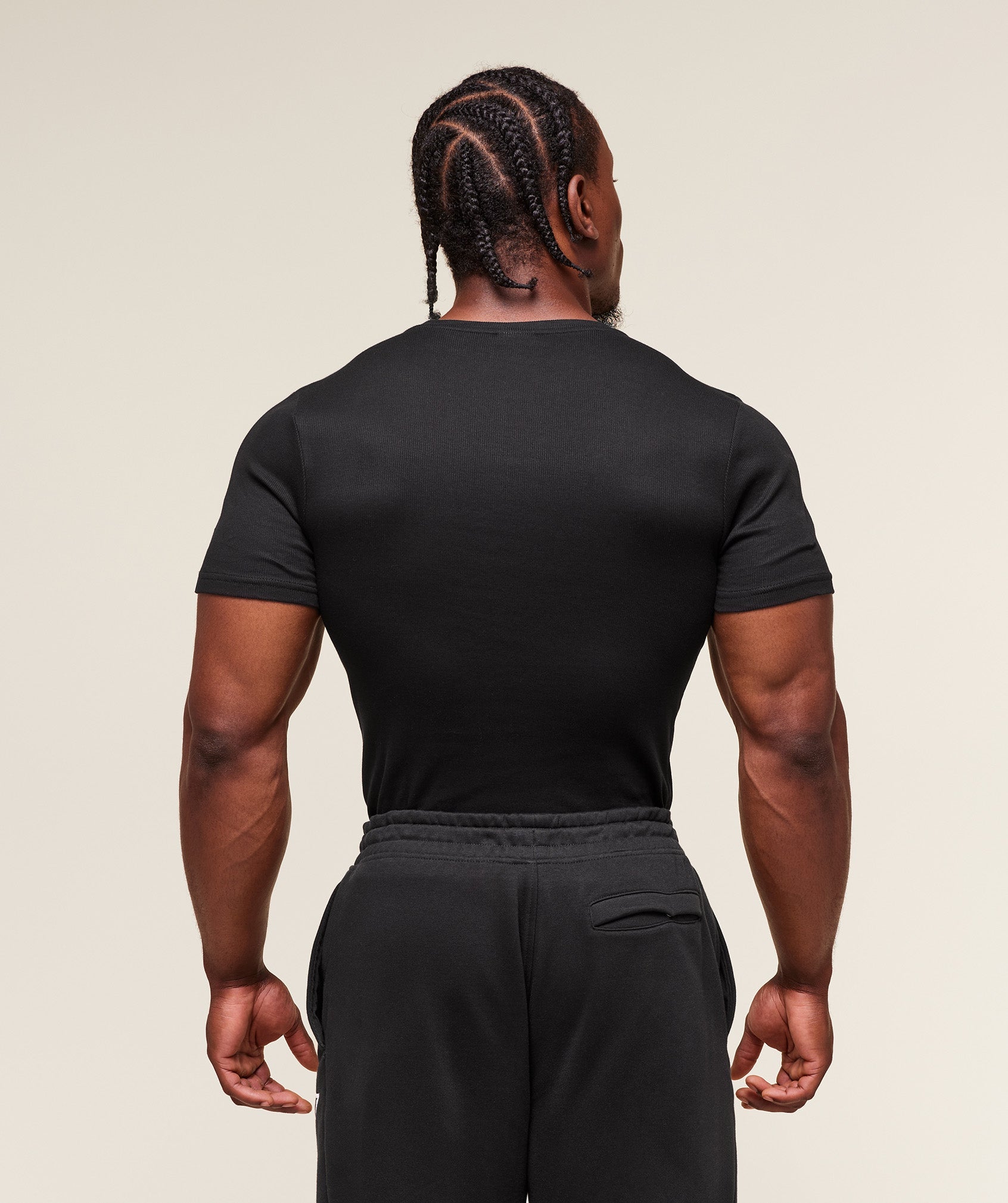 Gymshark Lifting Club Ribbed T-Shirt Black