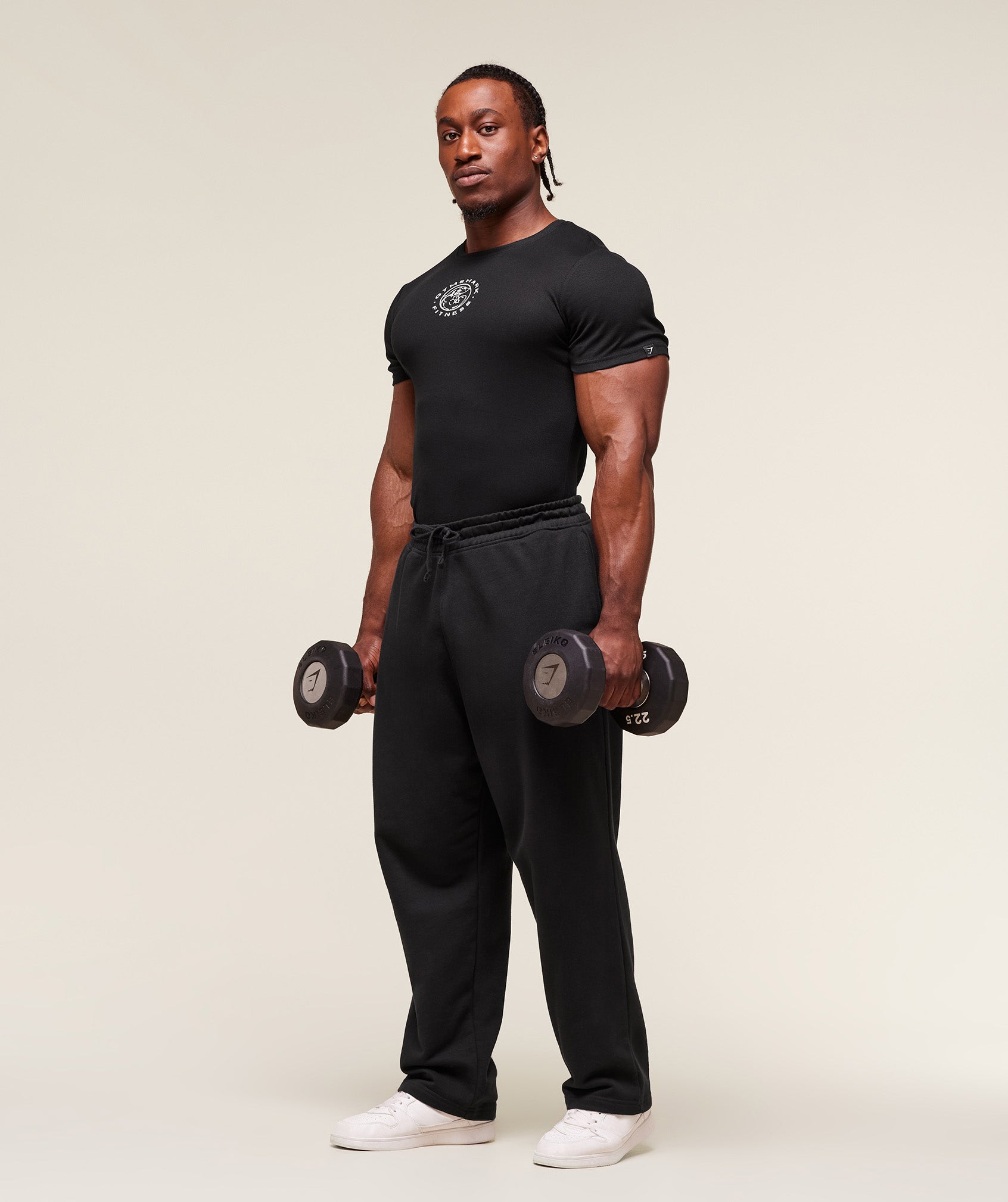 Gymshark Lifting Club Ribbed T-Shirt Black