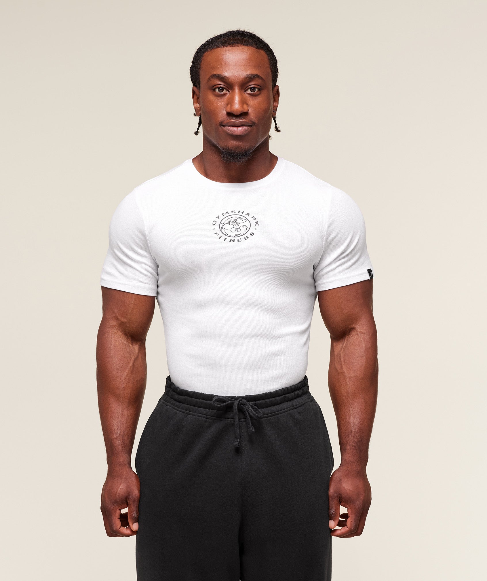 Gymshark Lifting Club Ribbed T-Shirt White