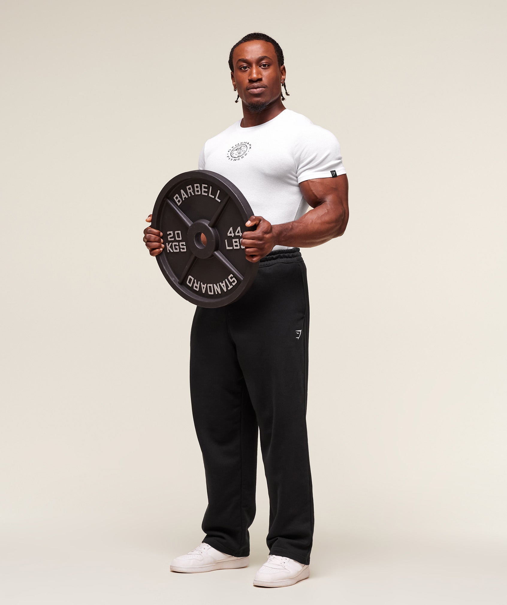 Gymshark Lifting Club Ribbed T-Shirt White