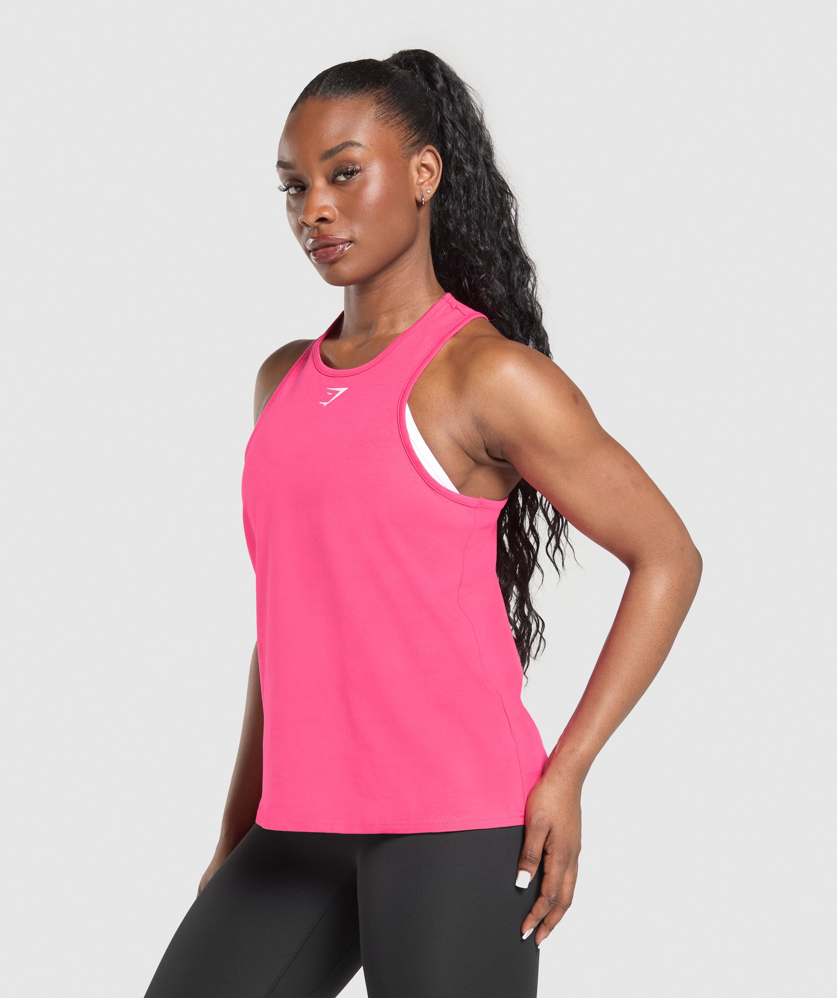 Women's Gymshark Training Cotton Tank Freak Out Pink