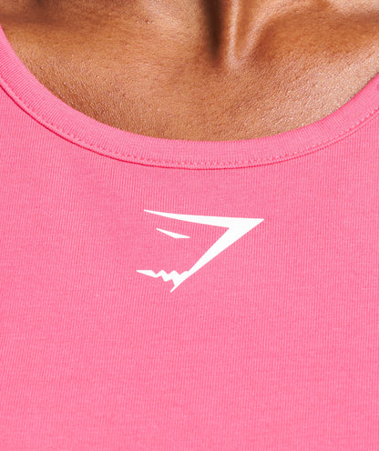 Women's Gymshark Training Cotton Tank Freak Out Pink