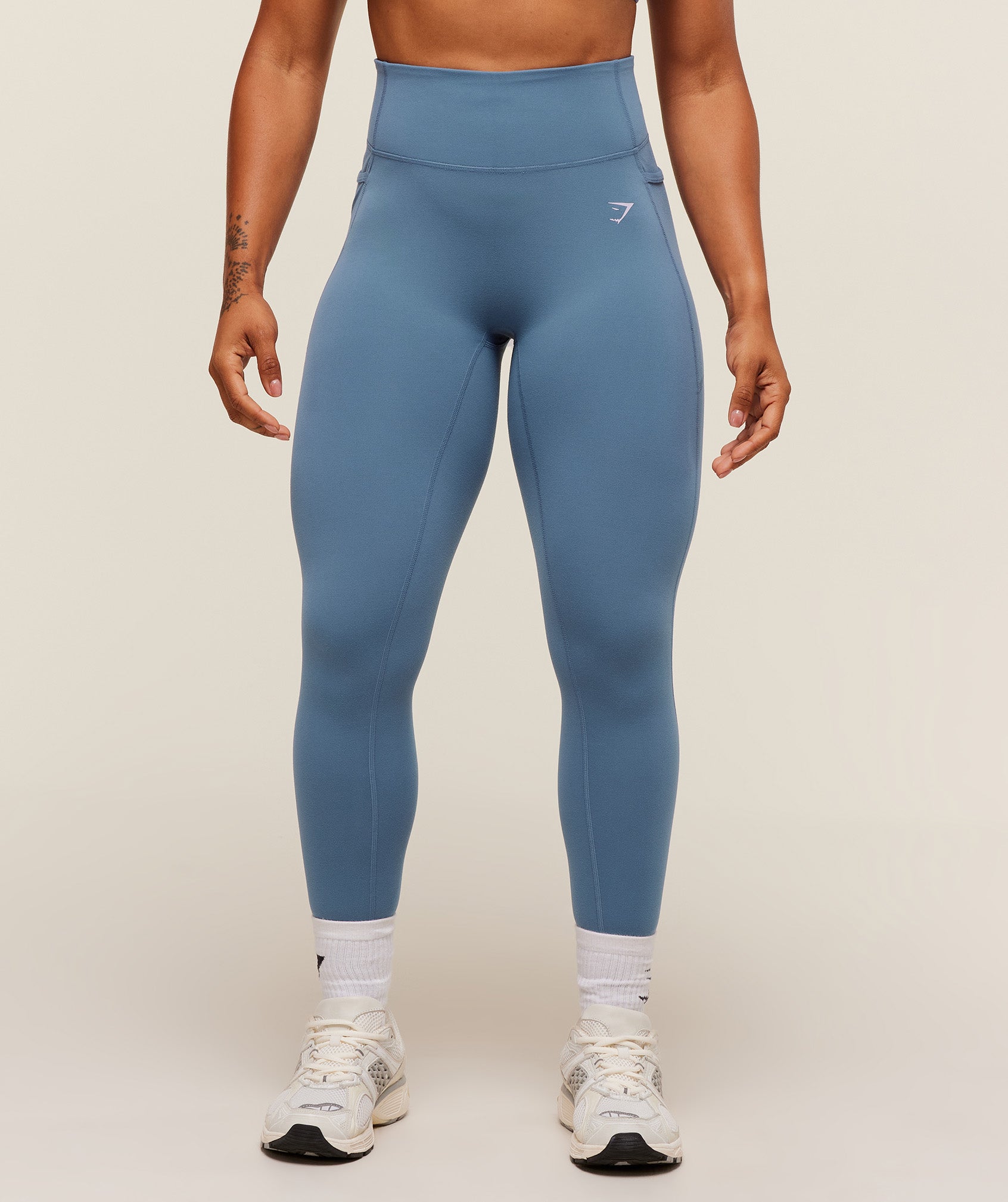 Women's Gymshark Lifting Pocket Leggings Worn Blue