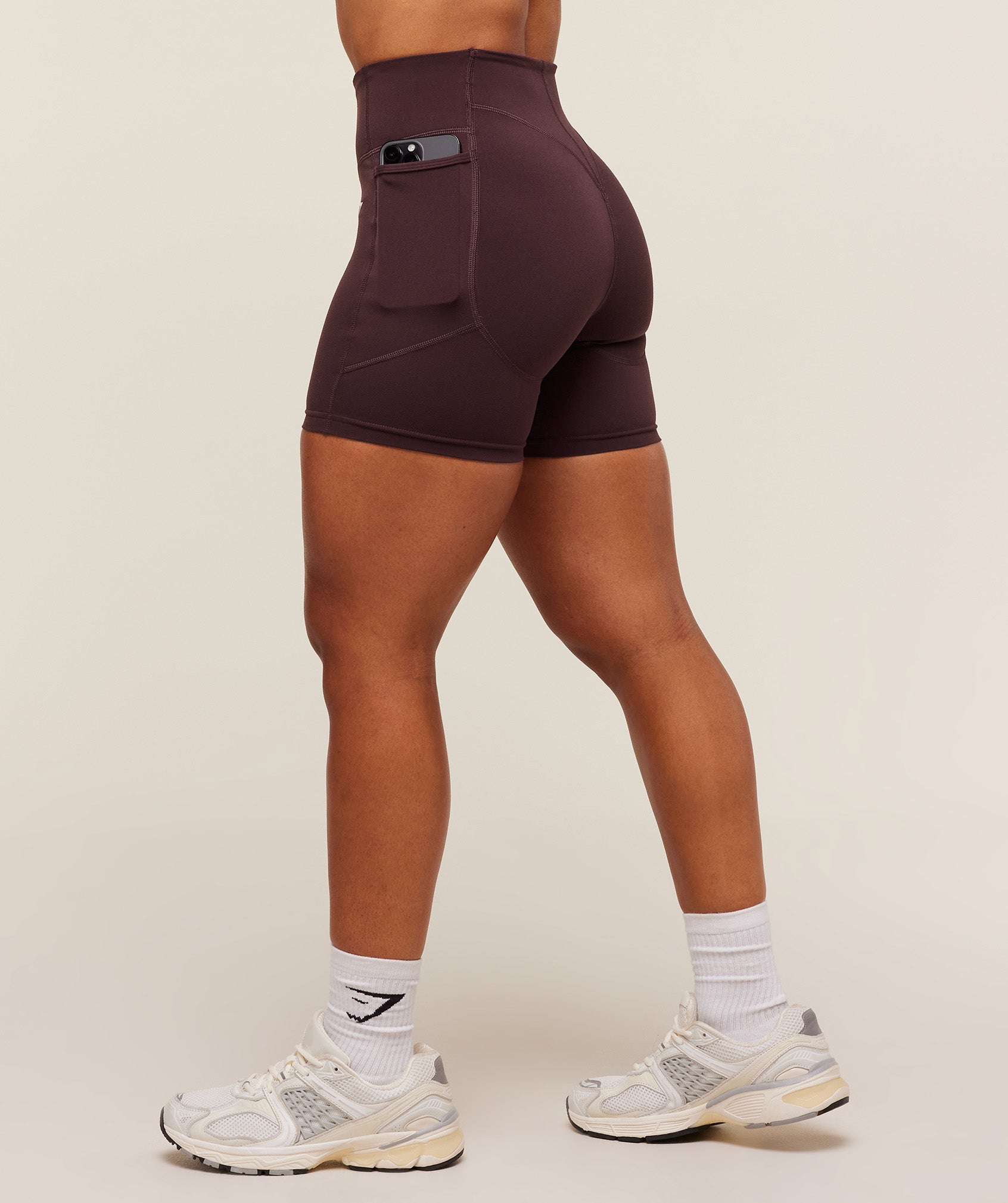 Women's Gymshark Lifting Pocket Shorts Cherry Purple