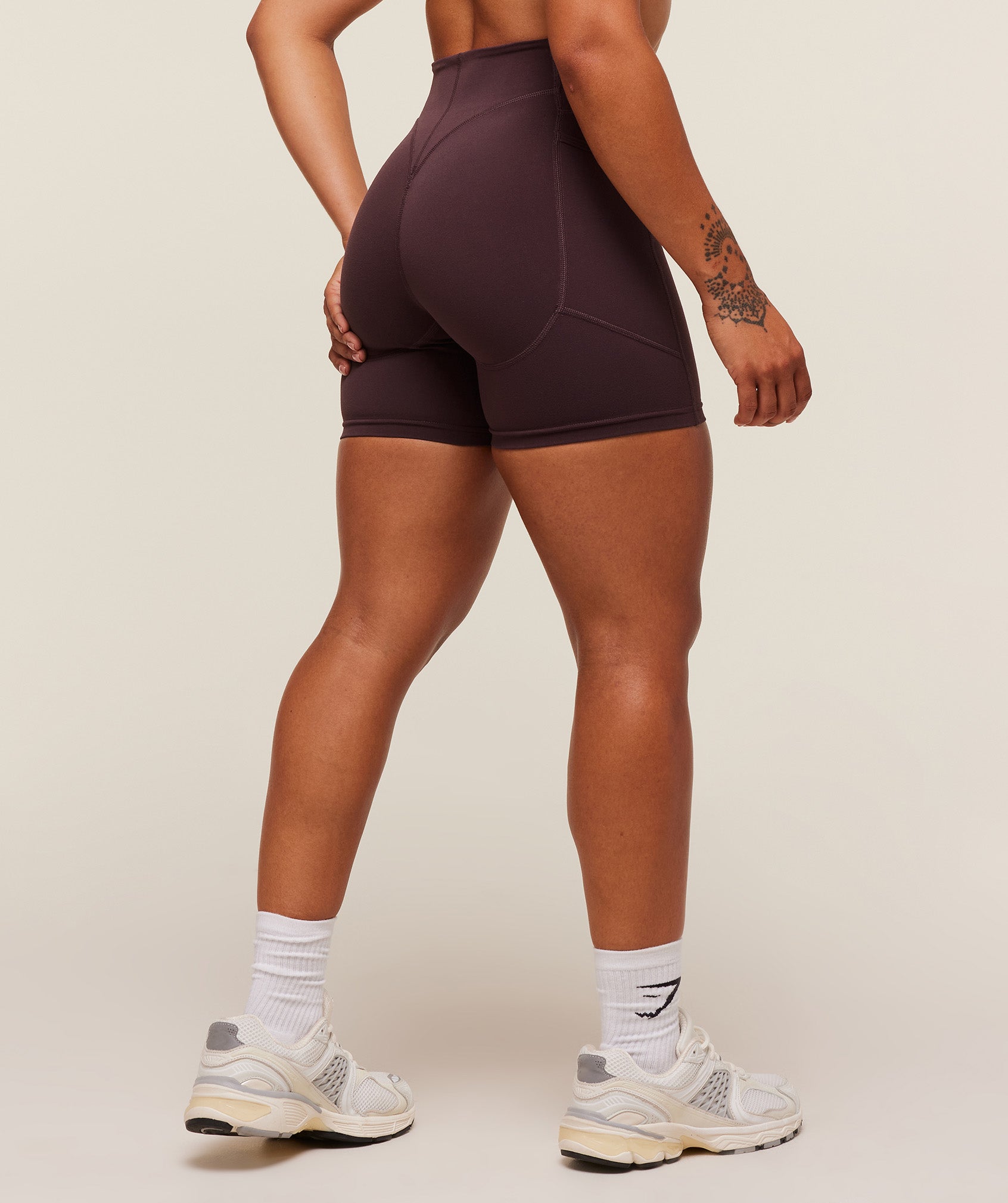 Women's Gymshark Lifting Pocket Shorts Cherry Purple
