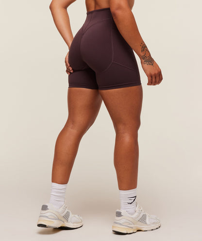 Women's Gymshark Lifting Pocket Shorts Cherry Purple