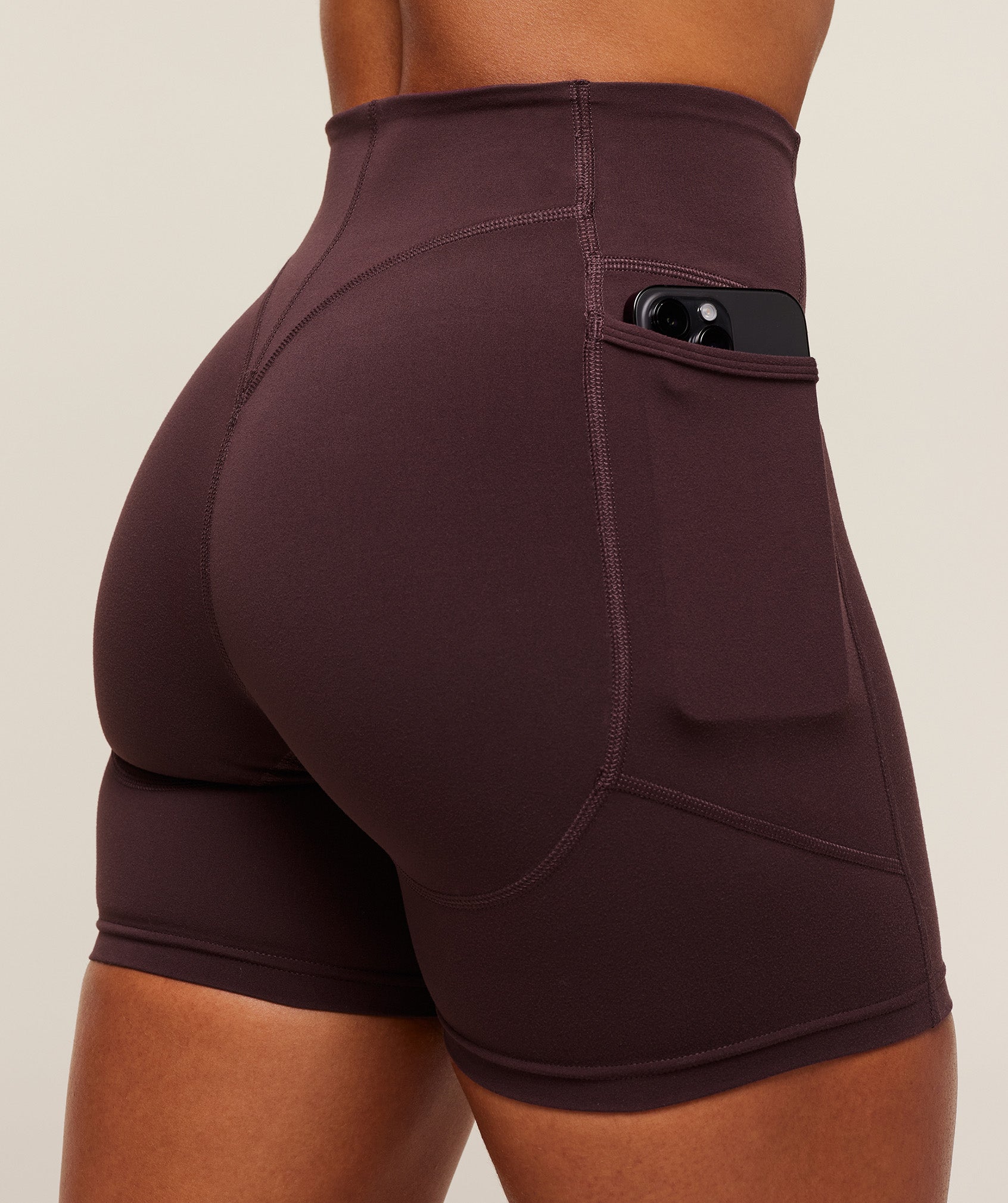 Women's Gymshark Lifting Pocket Shorts Cherry Purple