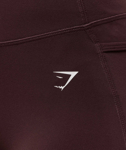 Women's Gymshark Lifting Pocket Shorts Cherry Purple