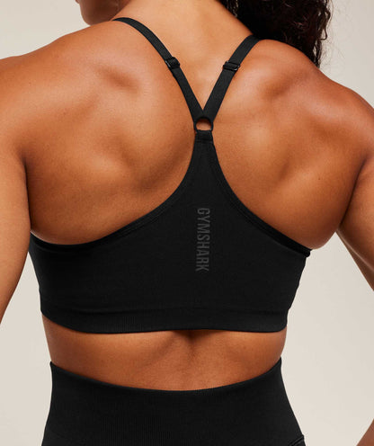 Women's Gymshark Activate Seamless Bralette Black
