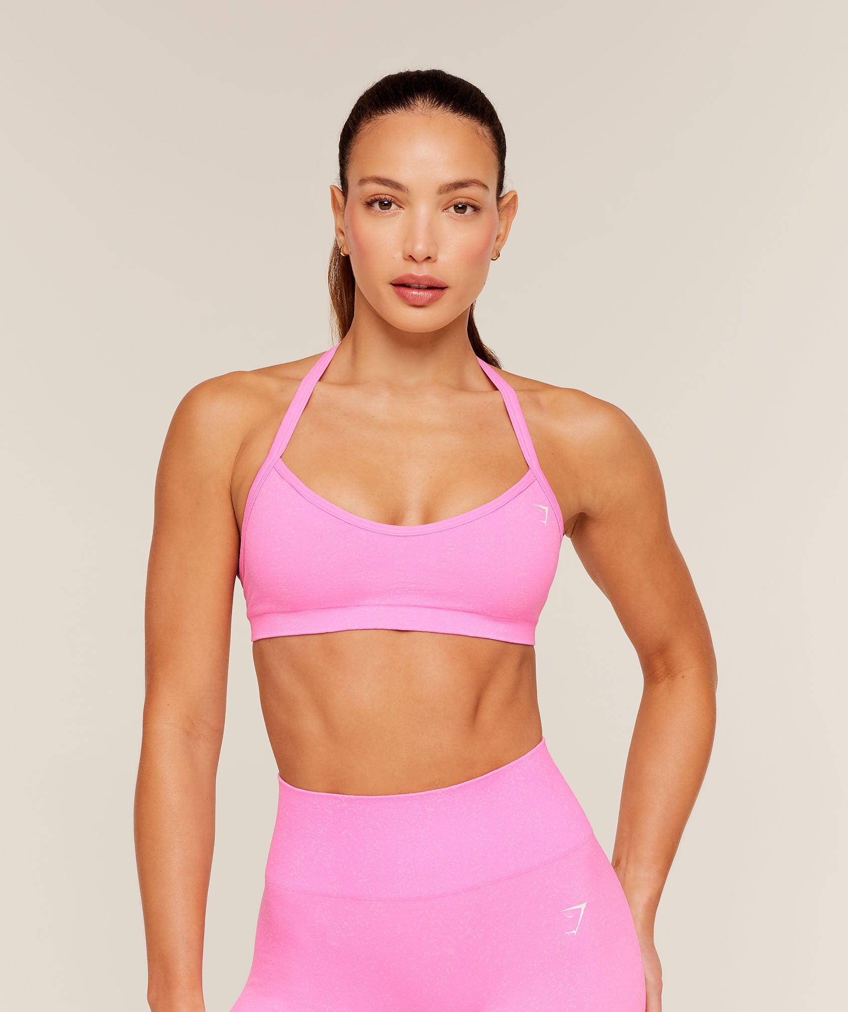 Women's Gymshark Adapt Fleck Sports Bra Focus Pink