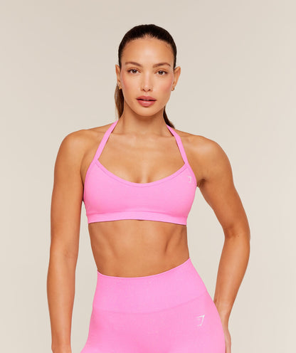 Women's Gymshark Adapt Fleck Sports Bra Focus Pink