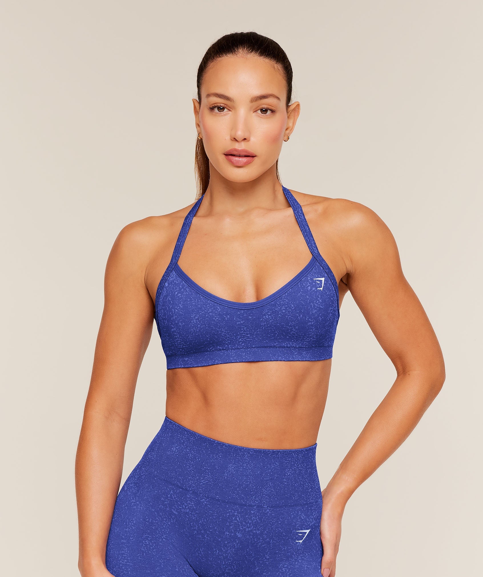 Women's Gymshark Adapt Fleck Sports Bra Force Blue