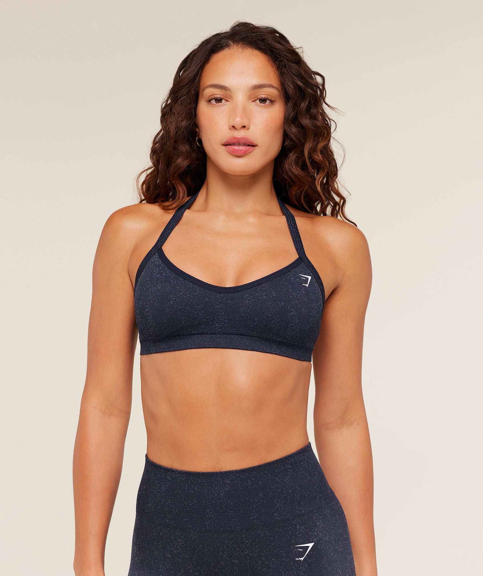 Women's Gymshark Adapt Fleck Sports Bra Heavy Blue