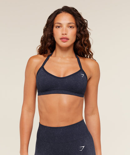 Women's Gymshark Adapt Fleck Sports Bra Heavy Blue