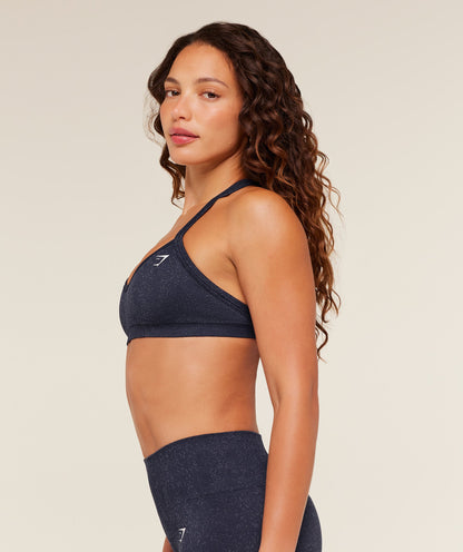 Women's Gymshark Adapt Fleck Sports Bra Heavy Blue