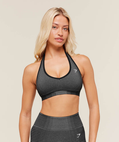 Women's Gymshark Sport Seamless Sports Bra Gs Onyx Grey