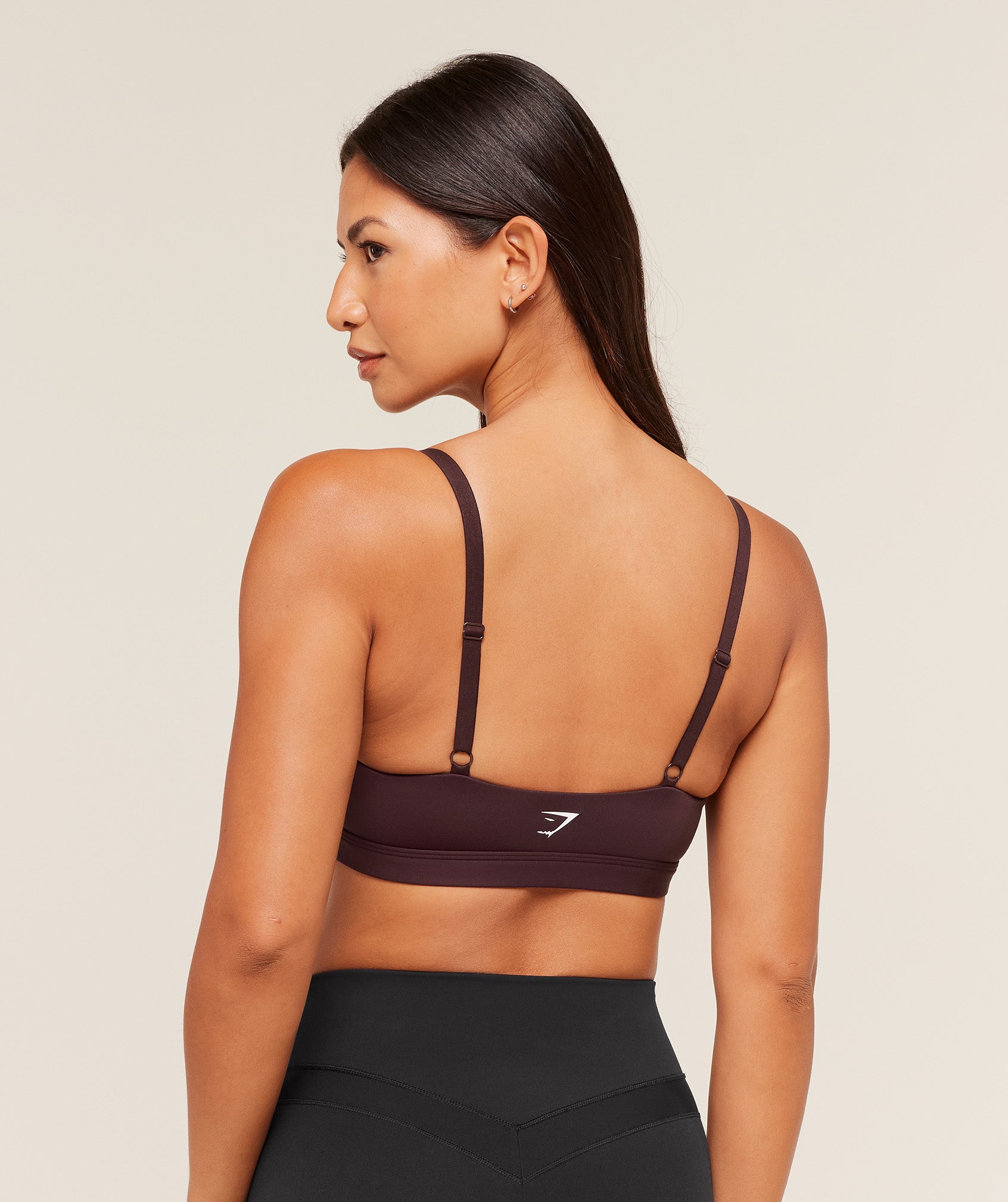 Women's Gymshark Balcony Peekaboo Sports Bra Cherry Purple