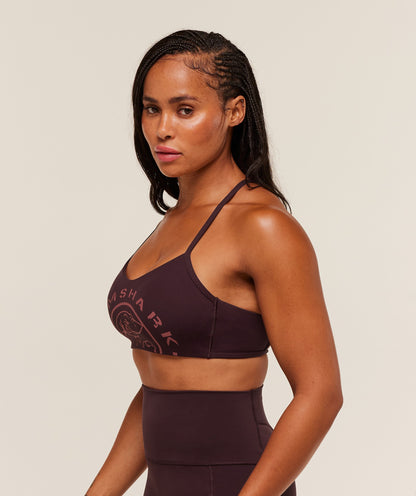 Women's Gymshark Legacy Sports Bra Cherry Purple