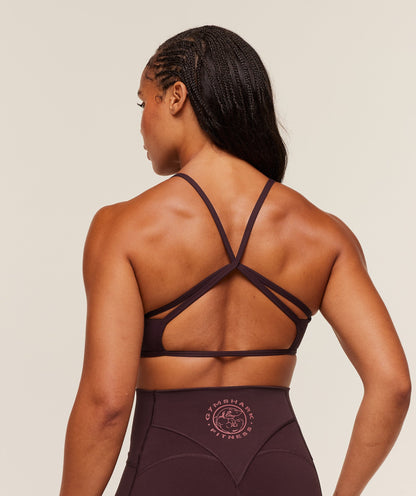 Women's Gymshark Legacy Sports Bra Cherry Purple