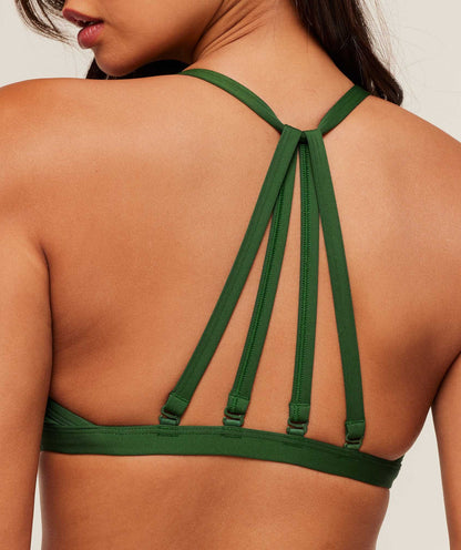 Women's Gymshark Minimal Sports Bra Athletic Green