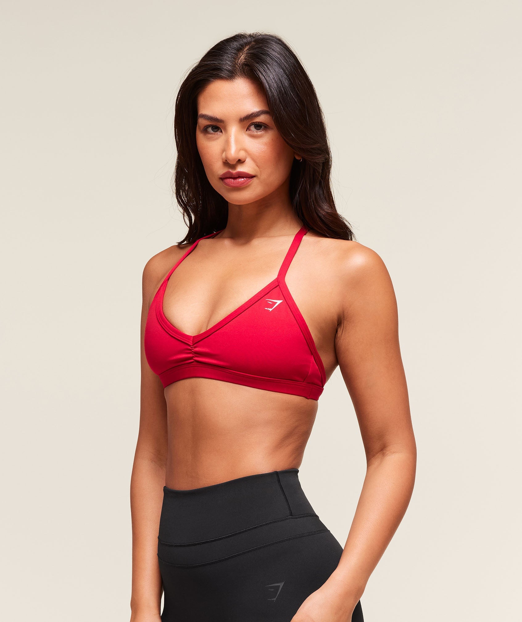 Women's Gymshark Minimal Sports Bra Carmine Red