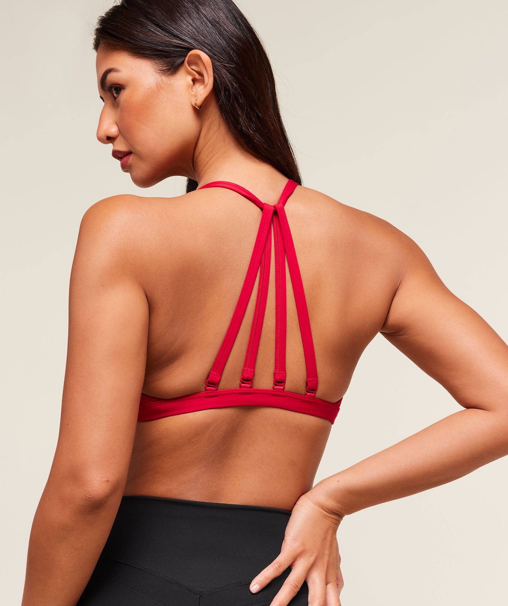Women's Gymshark Minimal Sports Bra Carmine Red
