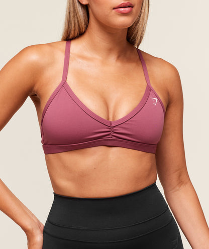 Women's Gymshark Minimal Sports Bra Reset Pink