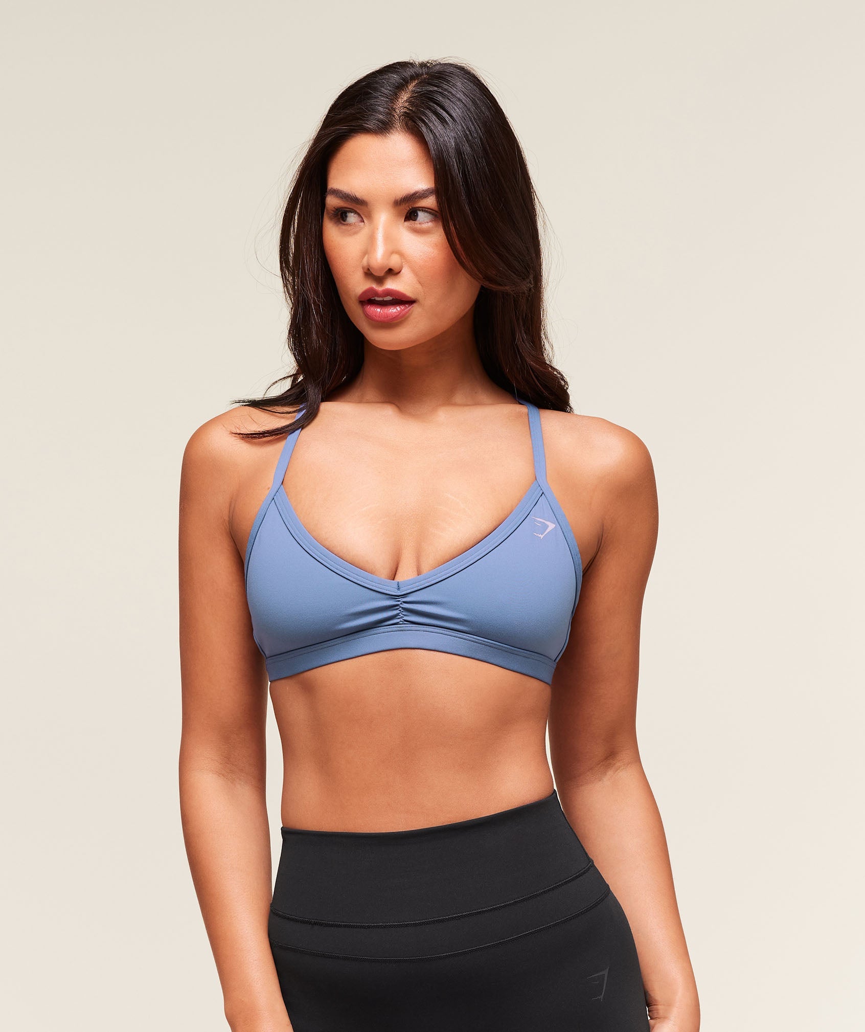 Women's Gymshark Minimal Sports Bra Worn Blue