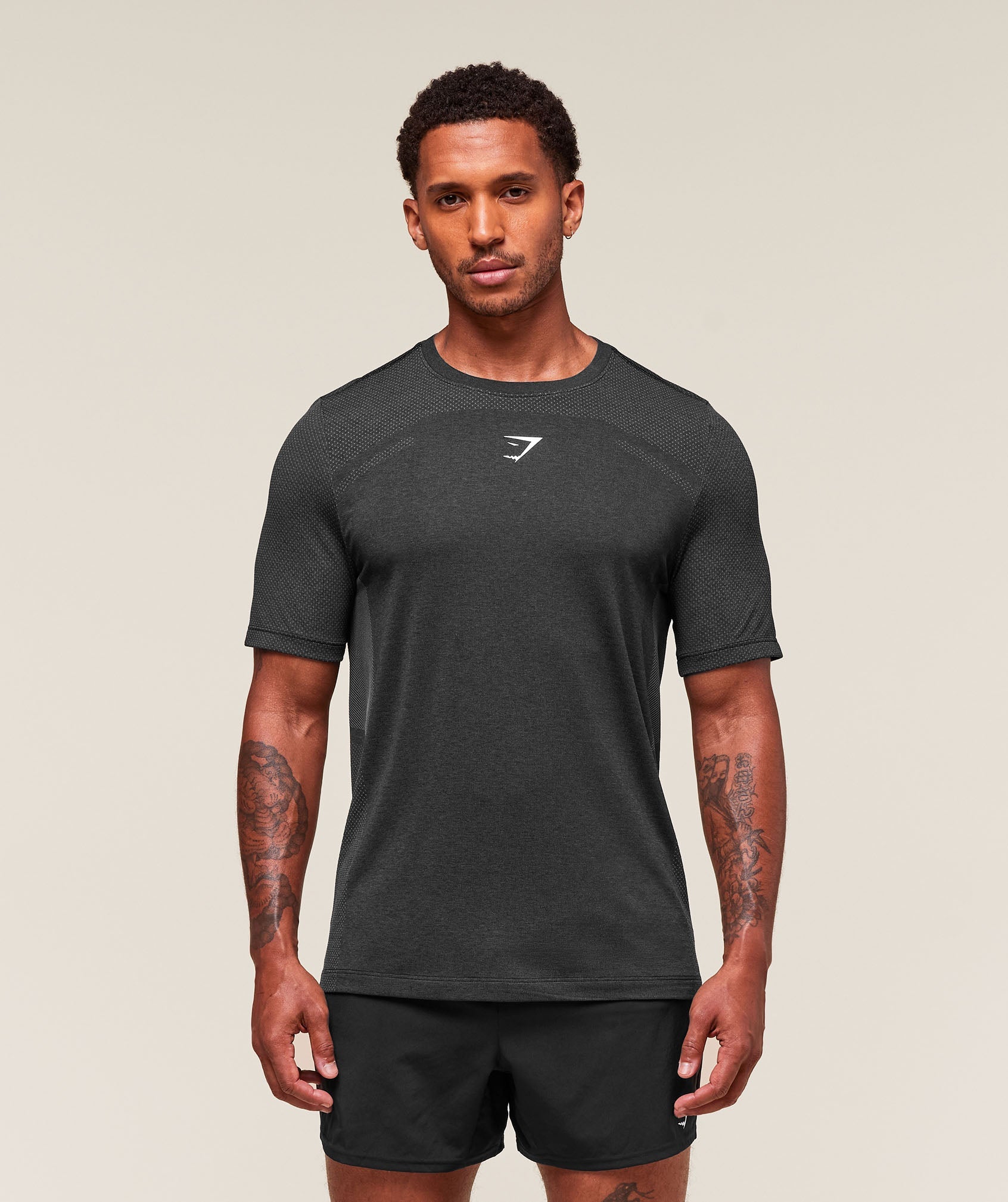 Gymshark Lightweight Seamless T-Shirt Black