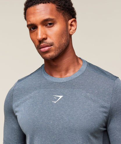 Gymshark Lightweight Seamless T-Shirt Classic Blue